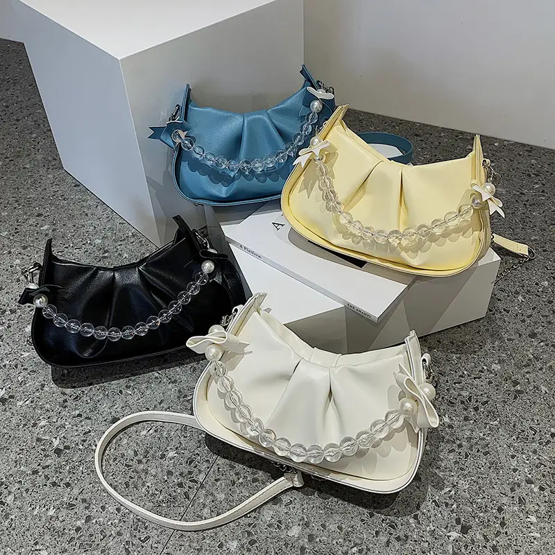 Black Chain Crossbody Bag for Women - Image 5