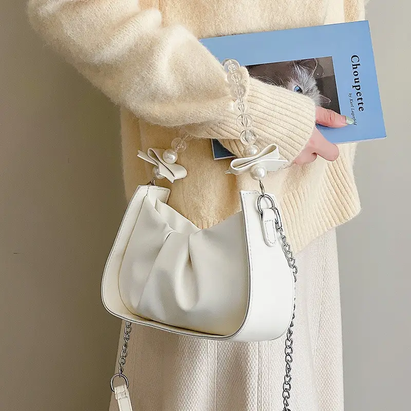 Black Chain Crossbody Bag for Women - Image 7