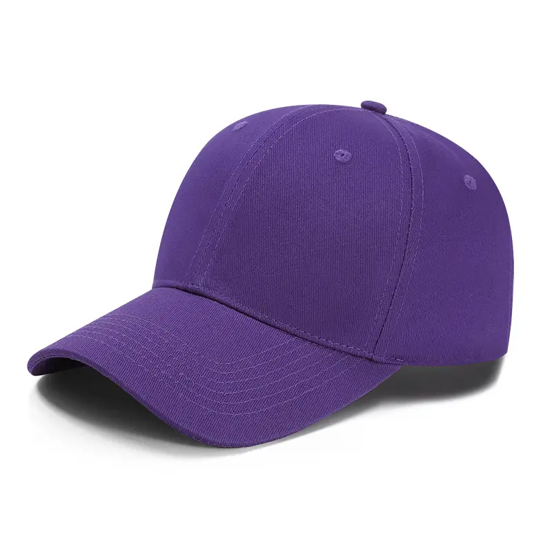 Orange Pure Cotton Baseball Cap with Custom Logo - Image 5