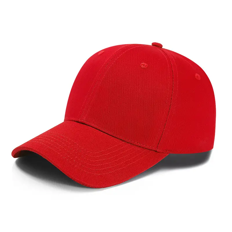 Orange Pure Cotton Baseball Cap with Custom Logo - Image 6