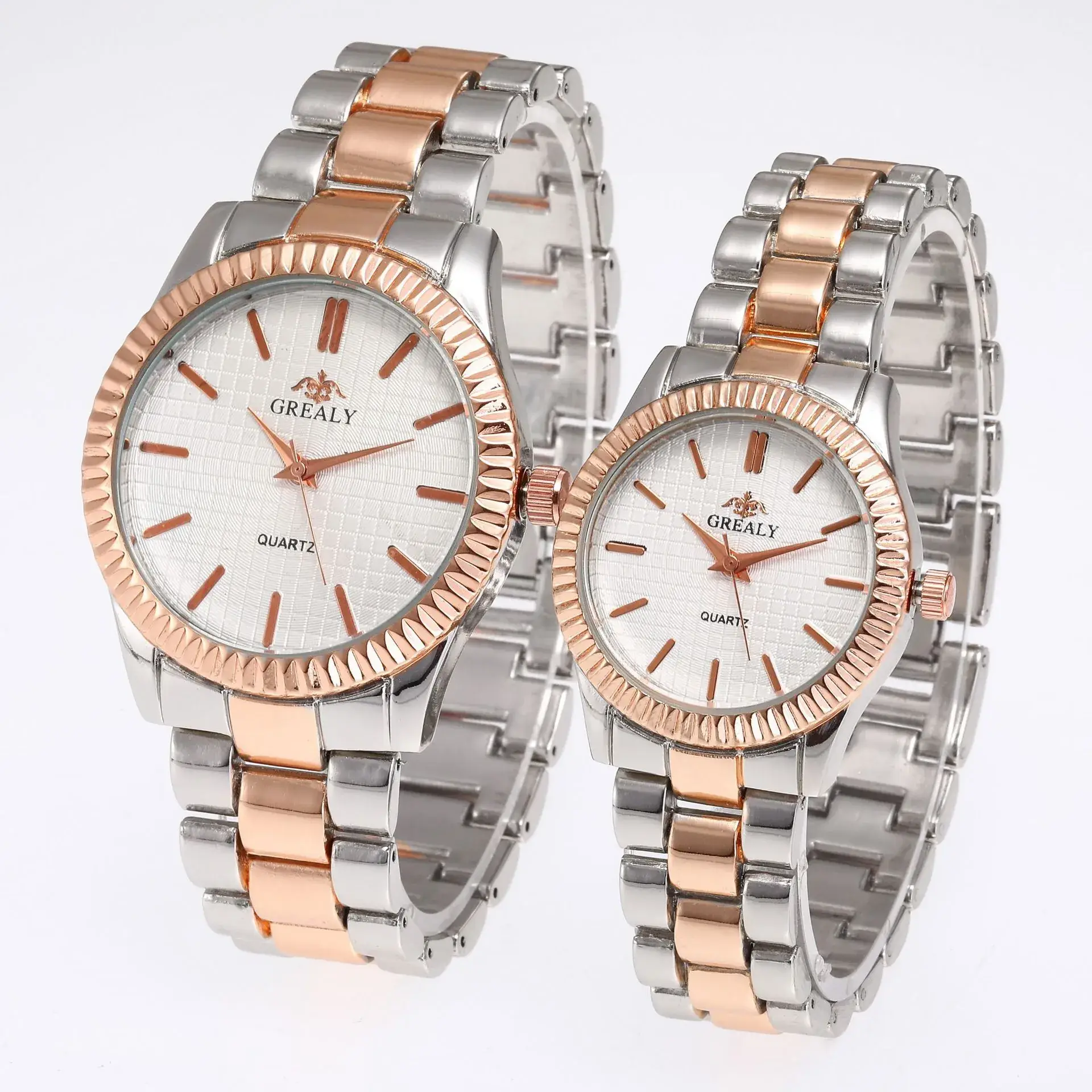 Gold Quattro Watches for Couples Set - Image 10