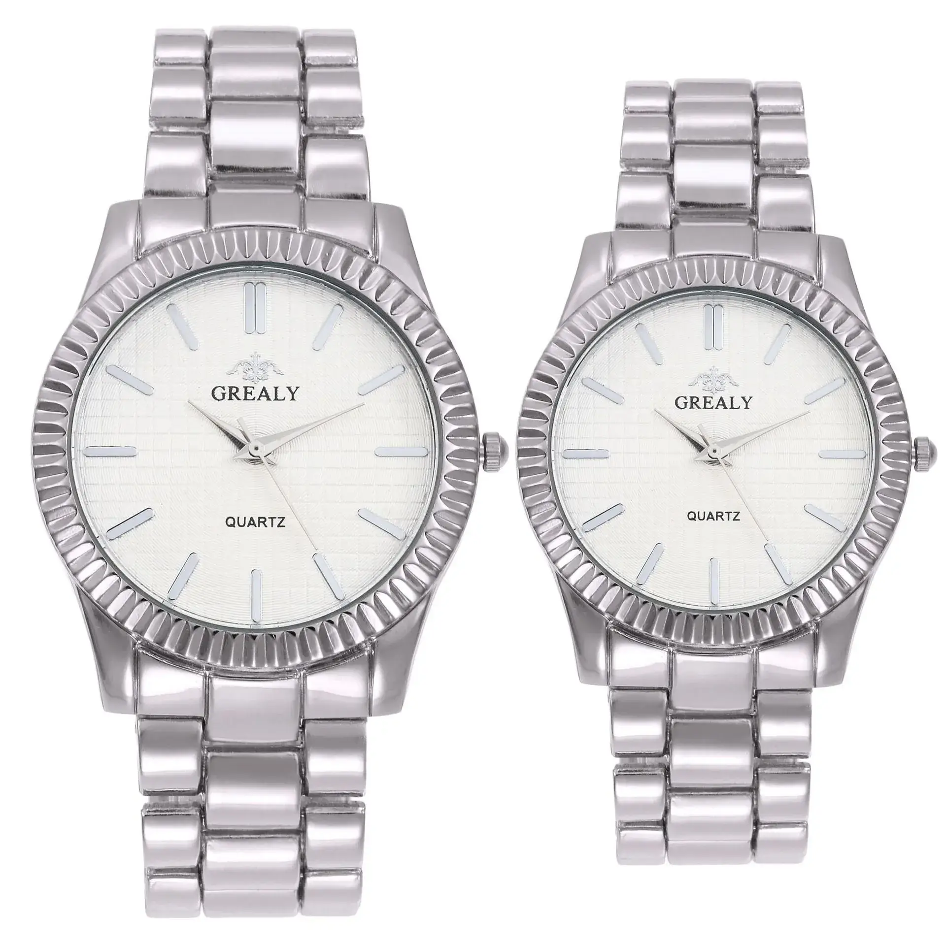 Gold Quattro Watches for Couples Set - Image 2
