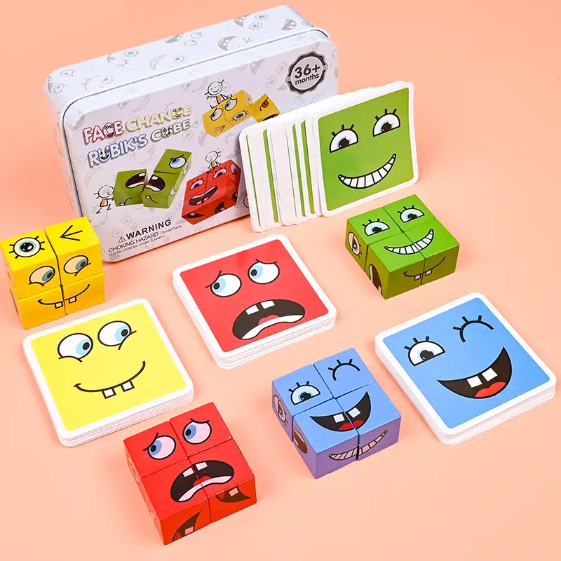 Fun Face-Changing Rubik's Cube Puzzle for Kids