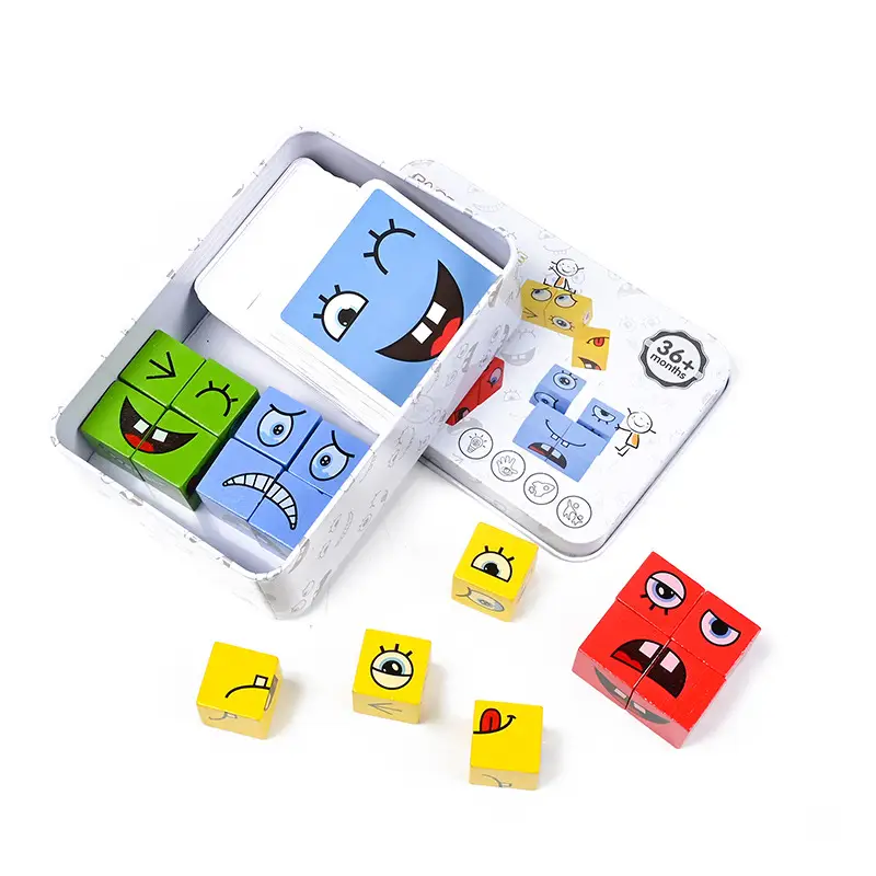 Fun Face-Changing Rubik's Cube Puzzle for Kids
