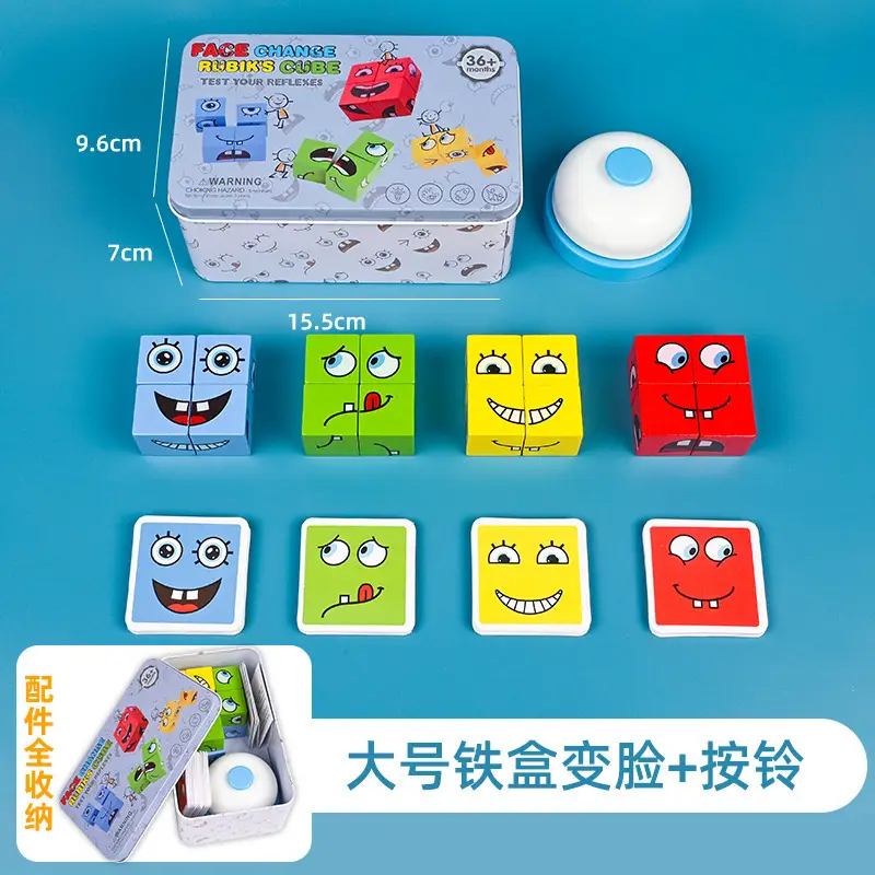 Fun Face-Changing Rubik's Cube Puzzle for Kids