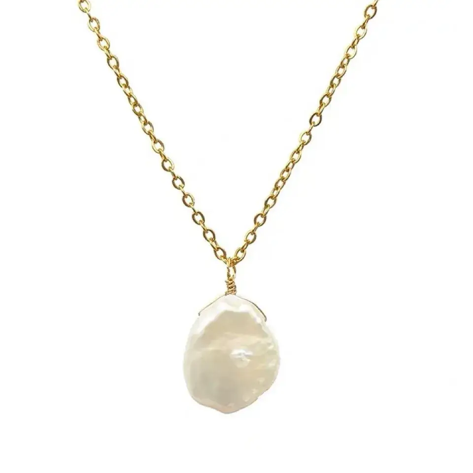 Elegant Pearl Necklace for Women Gold Chain - Image 6