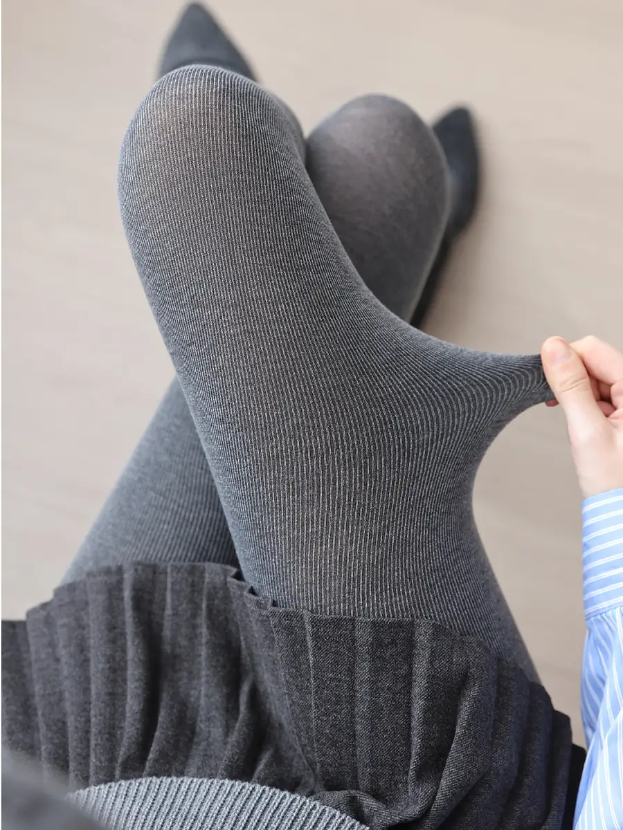 Women's Thick Warm Fleece Leggings with Foot Loops - Image 12