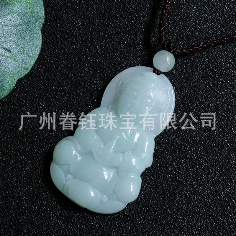 Guanyu Jade Pendant White A-Grade 1888