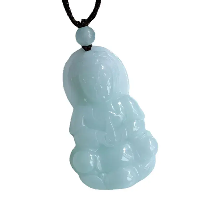 Guanyu Jade Pendant White A-Grade 1888