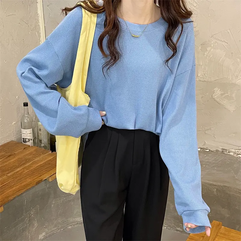 2022 Spring Sweatshirt Long Sleeve Round Neck Female — feature 12