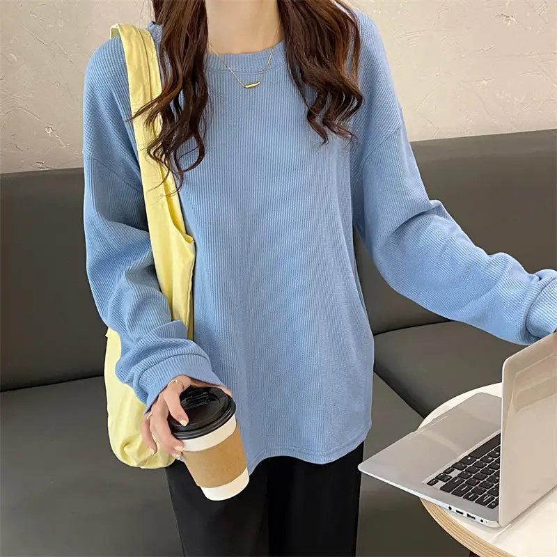 2022 Spring Sweatshirt Long Sleeve Round Neck Female — feature 13