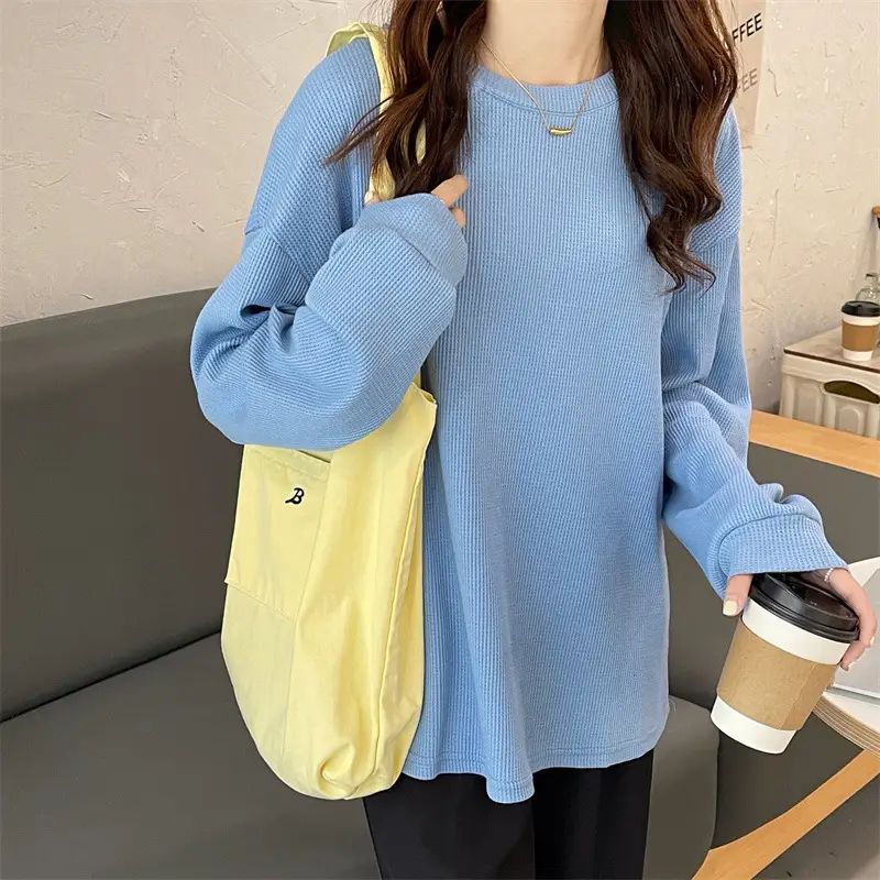 2022 Spring Sweatshirt Long Sleeve Round Neck Female — feature 14