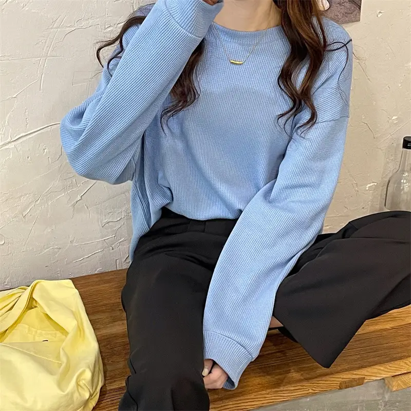 2022 Spring Sweatshirt Long Sleeve Round Neck Female — feature 17