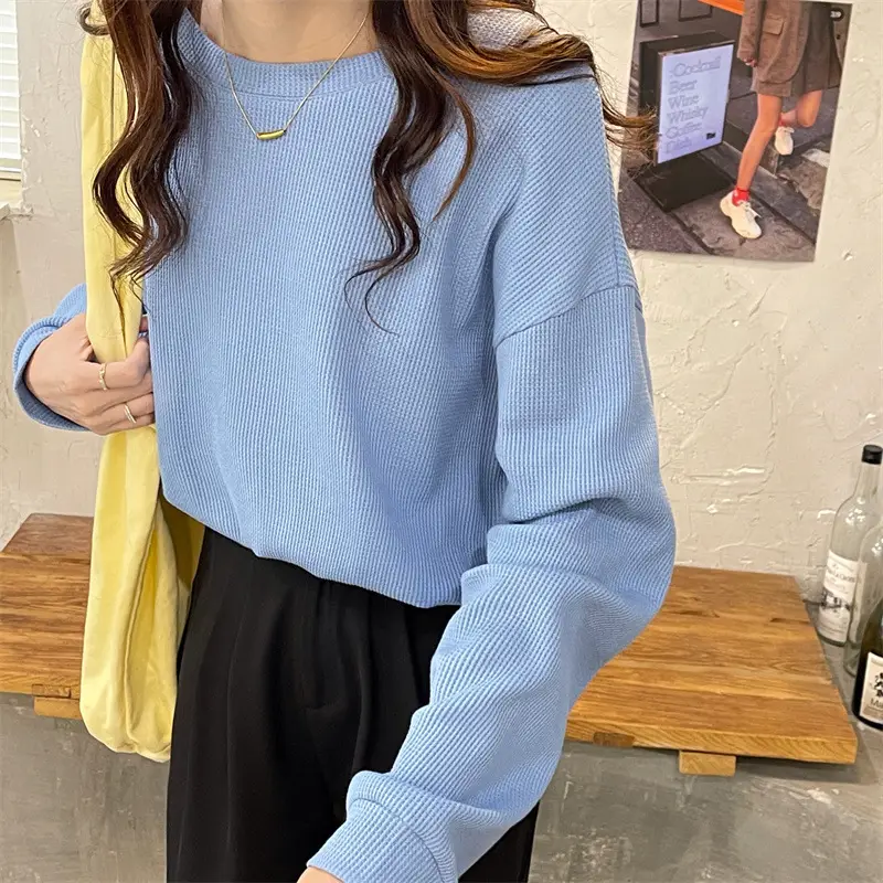 2022 Spring Sweatshirt Long Sleeve Round Neck Female — feature 18