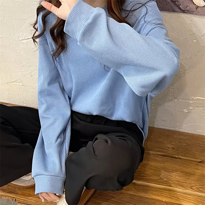 2022 Spring Sweatshirt Long Sleeve Round Neck Female — feature 19