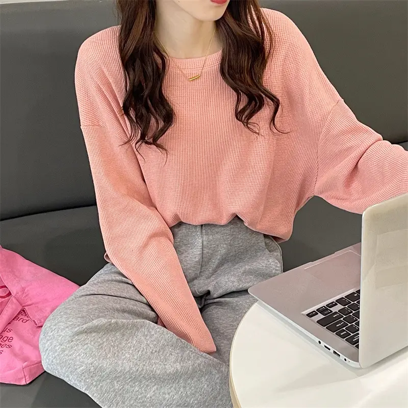 2022 Spring Sweatshirt Long Sleeve Round Neck Female — feature 20