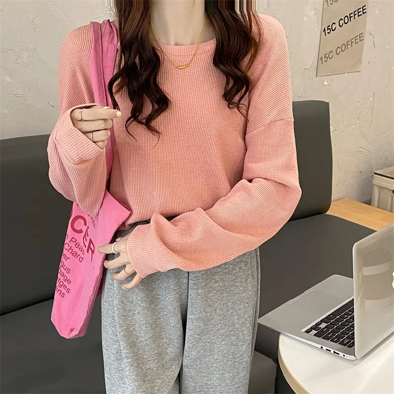 2022 Spring Sweatshirt Long Sleeve Round Neck Female — feature 21