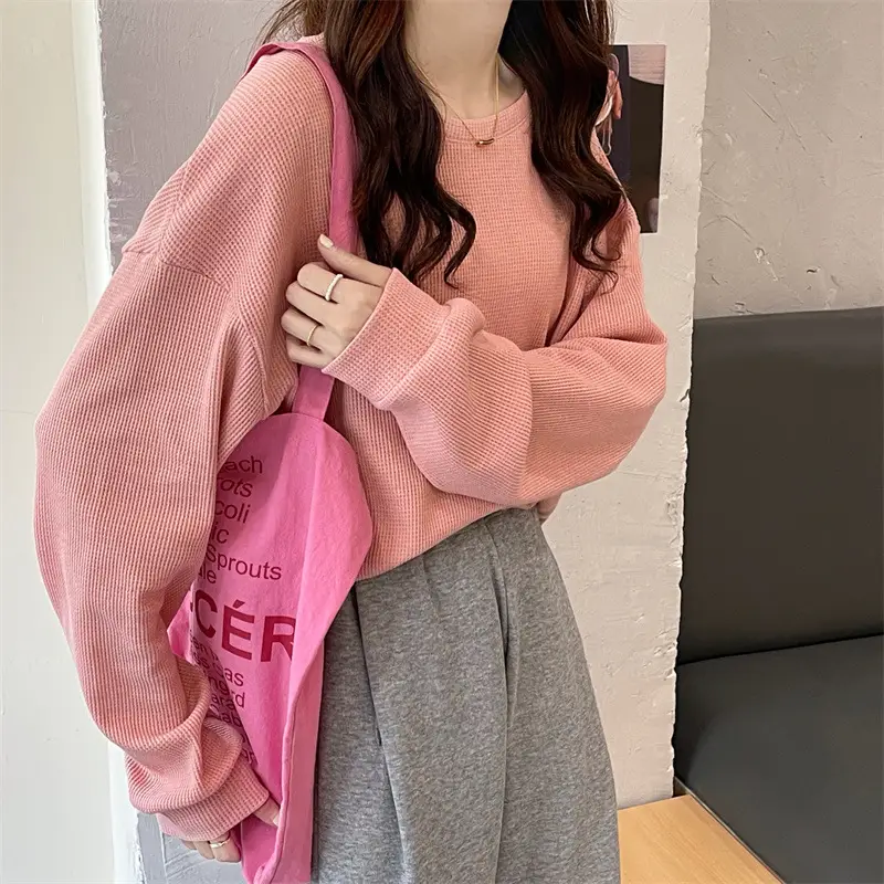 2022 Spring Sweatshirt Long Sleeve Round Neck Female — feature 22