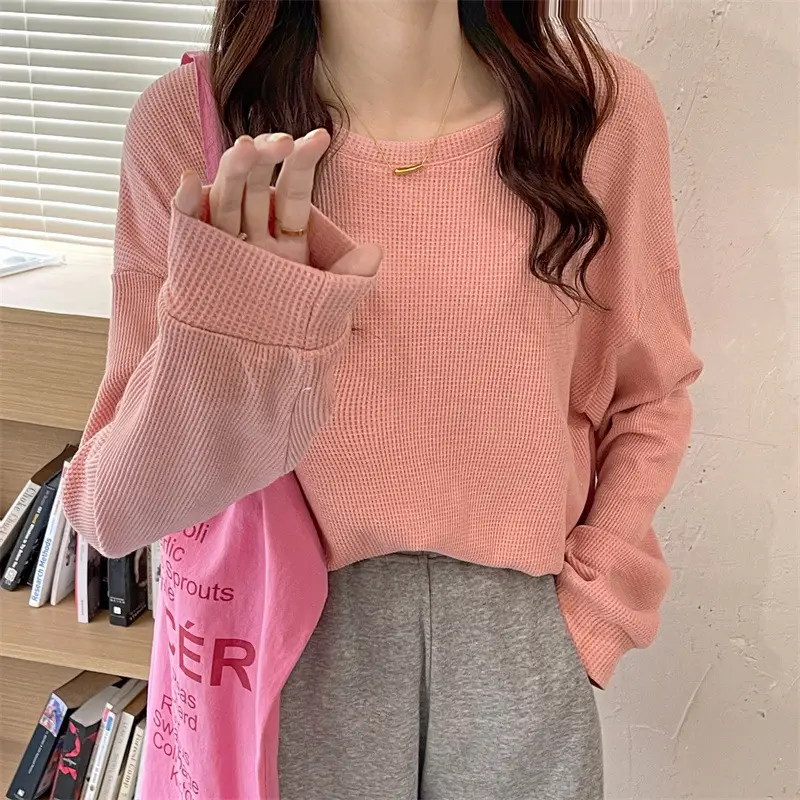 2022 Spring Sweatshirt Long Sleeve Round Neck Female — feature 23
