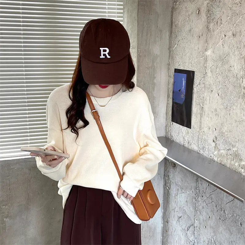 2022 Spring Sweatshirt Long Sleeve Round Neck Female — feature 28