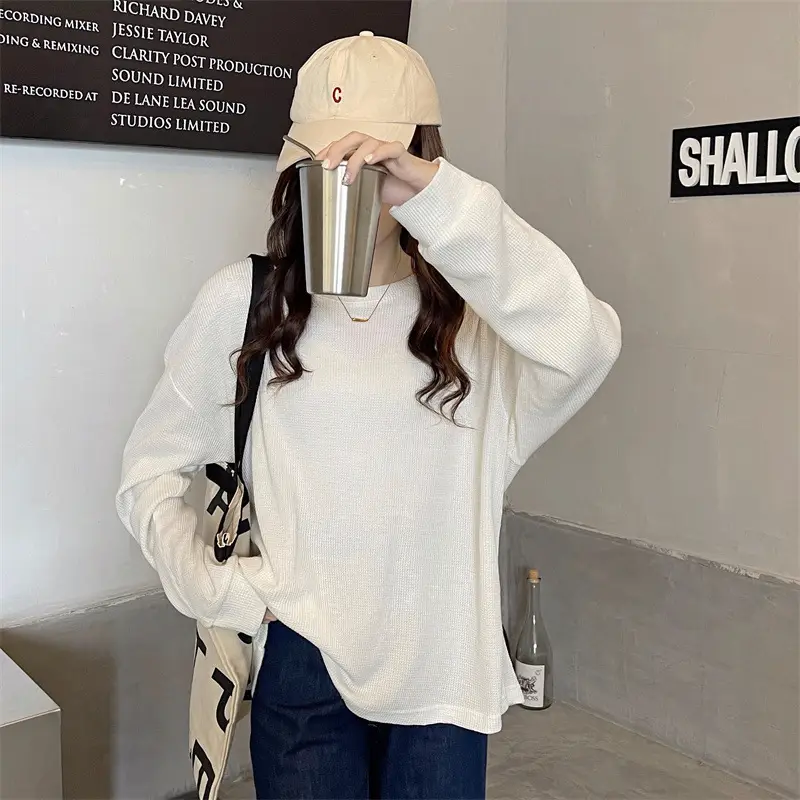 2022 Spring Sweatshirt Long Sleeve Round Neck Female — feature 31