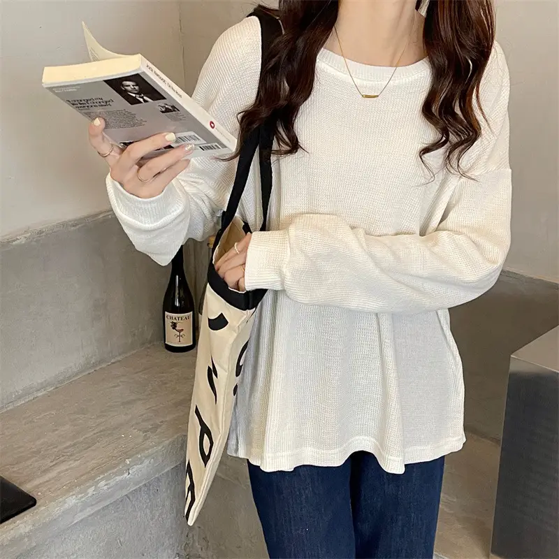 2022 Spring Sweatshirt Long Sleeve Round Neck Female — feature 33