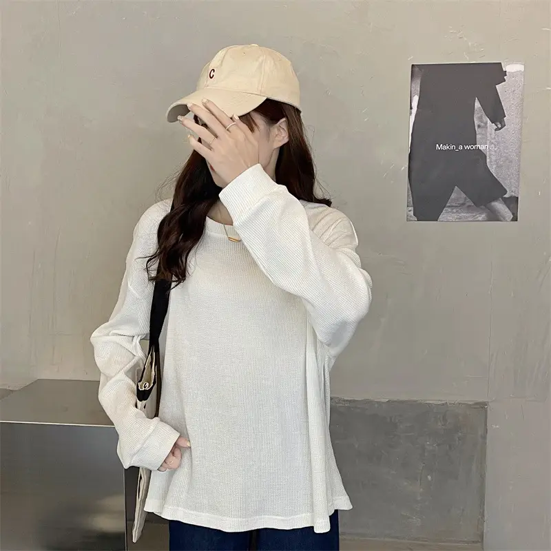 2022 Spring Sweatshirt Long Sleeve Round Neck Female — feature 34