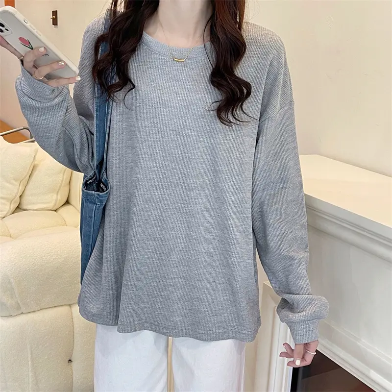 2022 Spring Sweatshirt Long Sleeve Round Neck Female — feature 38