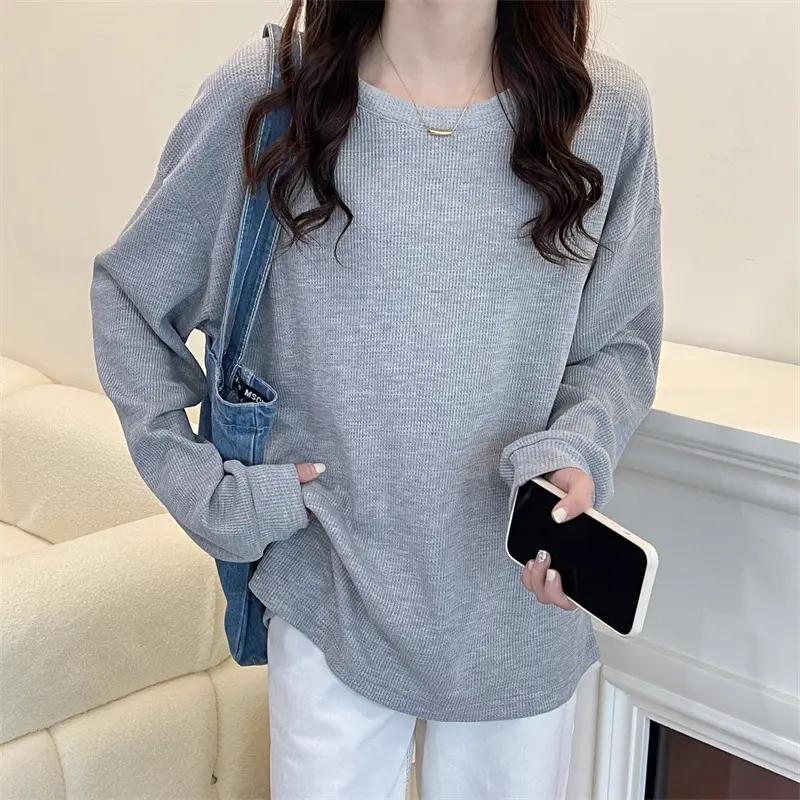 2022 Spring Sweatshirt Long Sleeve Round Neck Female — feature 39