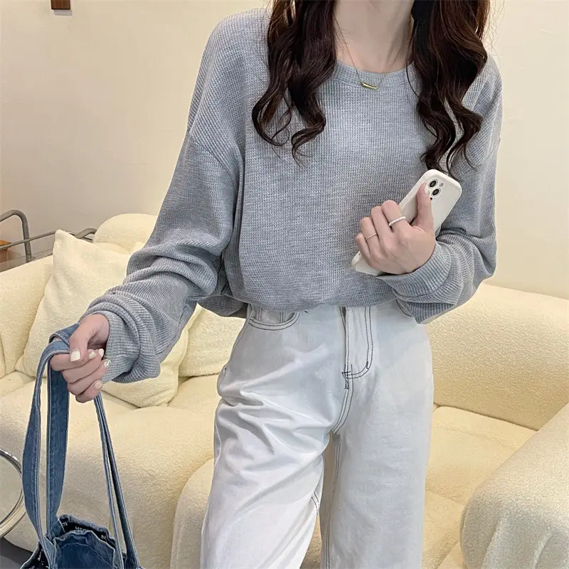 2022 Spring Sweatshirt Long Sleeve Round Neck Female — feature 41