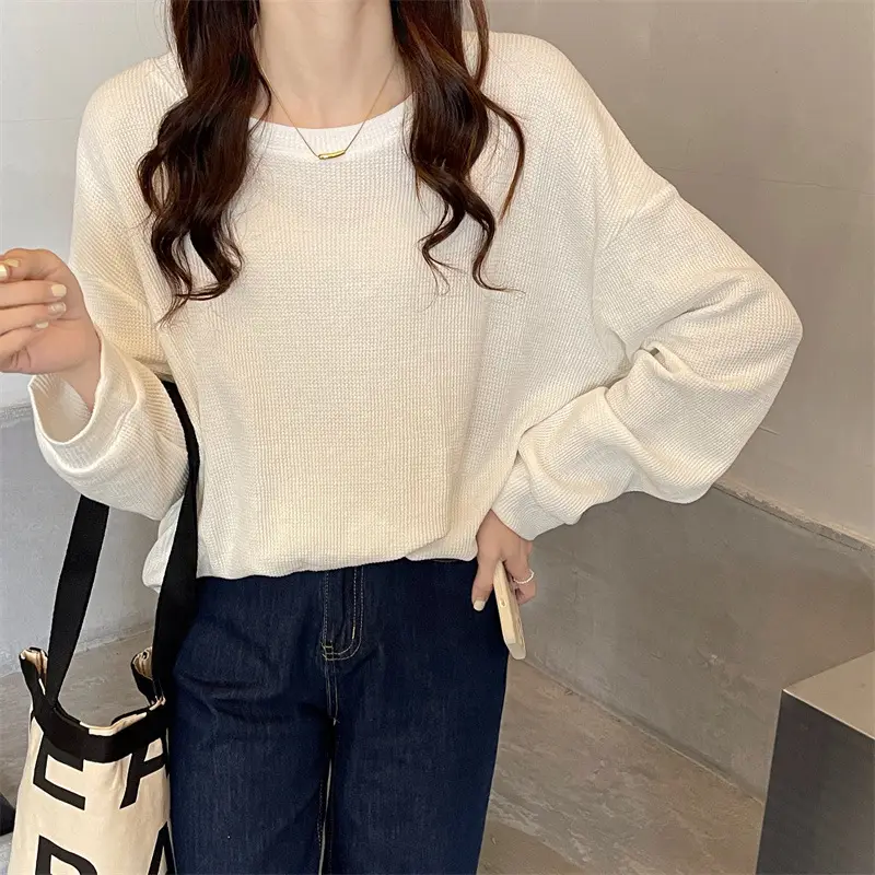 2022 Spring Sweatshirt Long Sleeve Round Neck Female — feature 45
