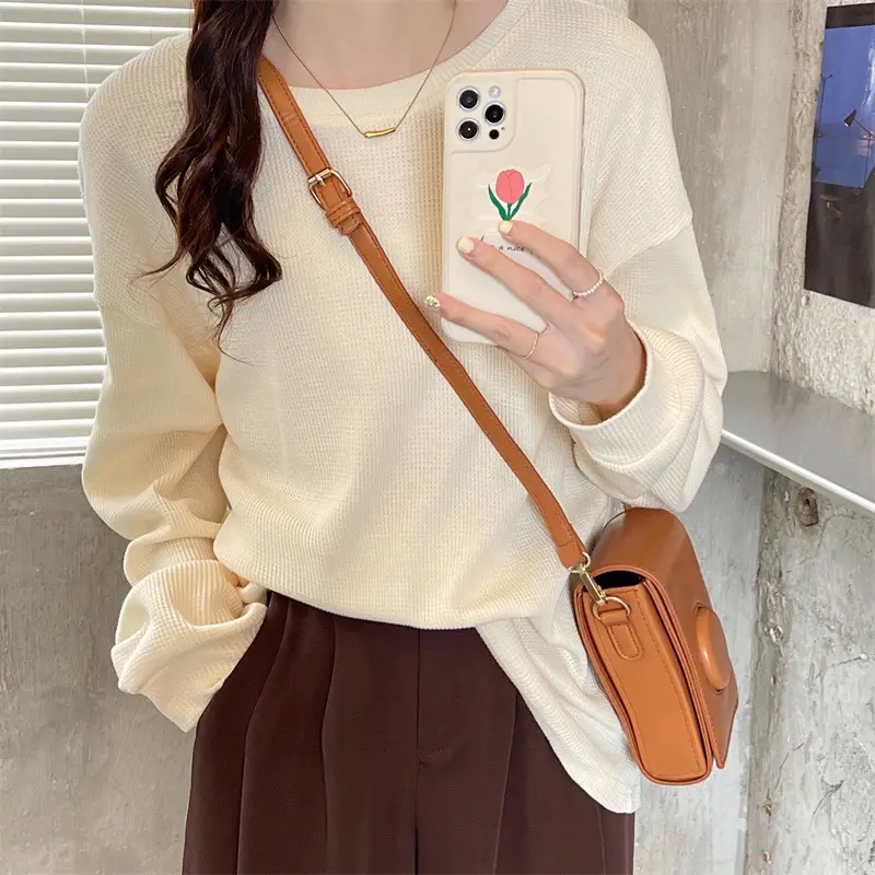 2022 Spring Sweatshirt Long Sleeve Round Neck Female — feature 50