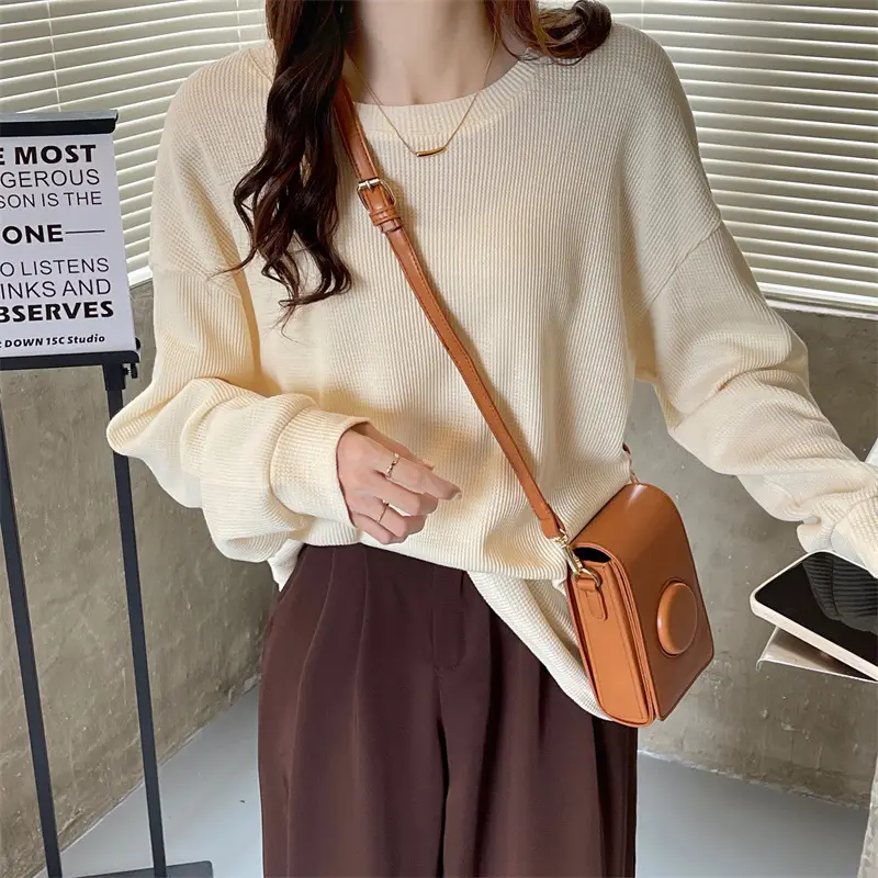 2022 Spring Sweatshirt Long Sleeve Round Neck Female — feature 51