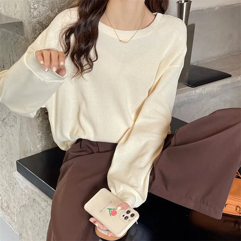 2022 Spring Sweatshirt Long Sleeve Round Neck Female — feature 52