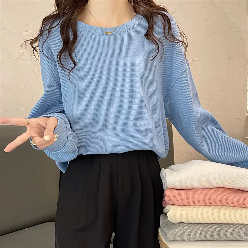 2022 Spring Sweatshirt Long Sleeve Round Neck Female — feature 6