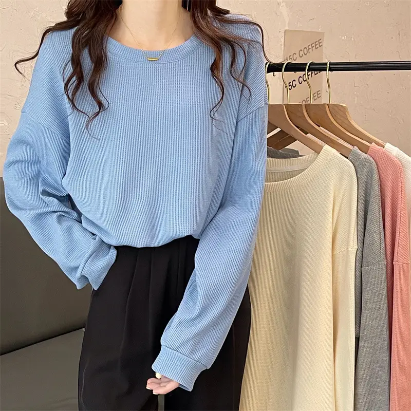 2022 Spring Sweatshirt Long Sleeve Round Neck Female — feature 7