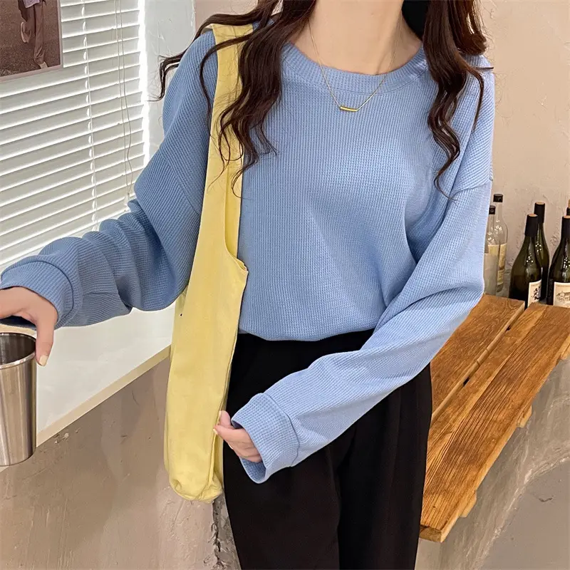 2022 Spring Sweatshirt Long Sleeve Round Neck Female — feature 9