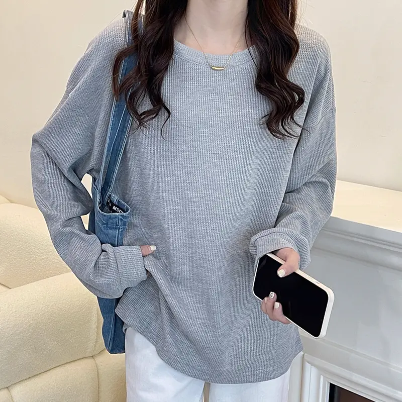 2022 Spring Sweatshirt Long Sleeve Round Neck Female - Image 2