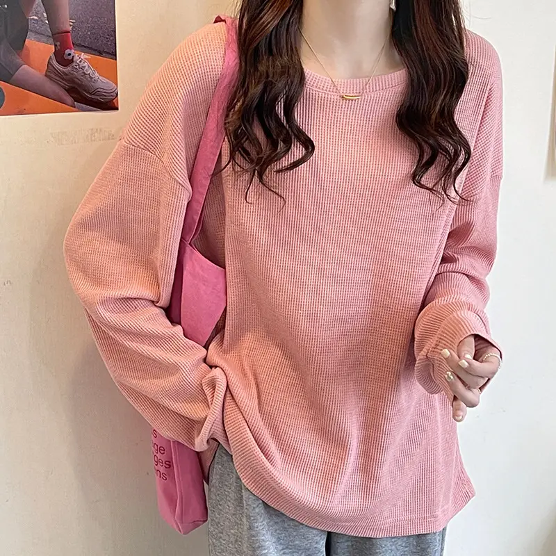 2022 Spring Sweatshirt Long Sleeve Round Neck Female - Image 4