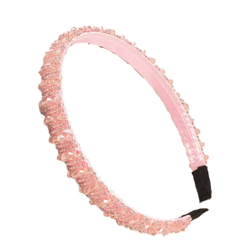 Rhinestone Crossbody Headbands Black Pink Gold Diamond Accessories - Image 17