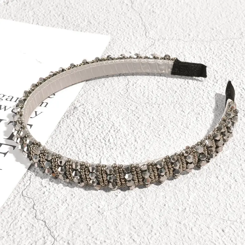 Rhinestone Crossbody Headbands Black Pink Gold Diamond Accessories - Image 11