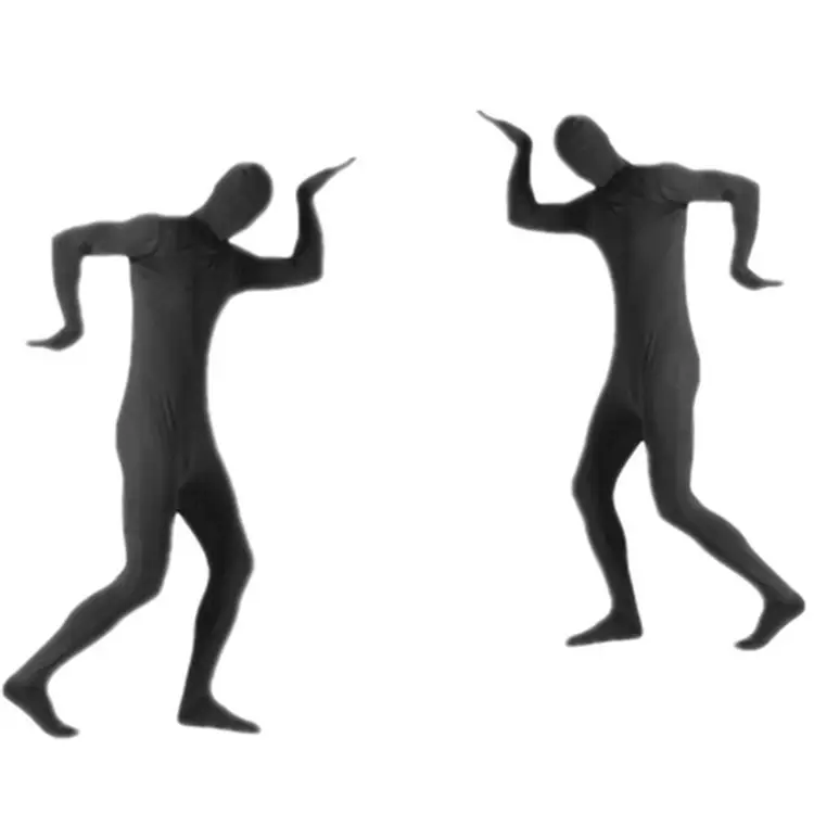 Invisible Halloween Costume Black Ninja Adult Bodysuit - Image 13