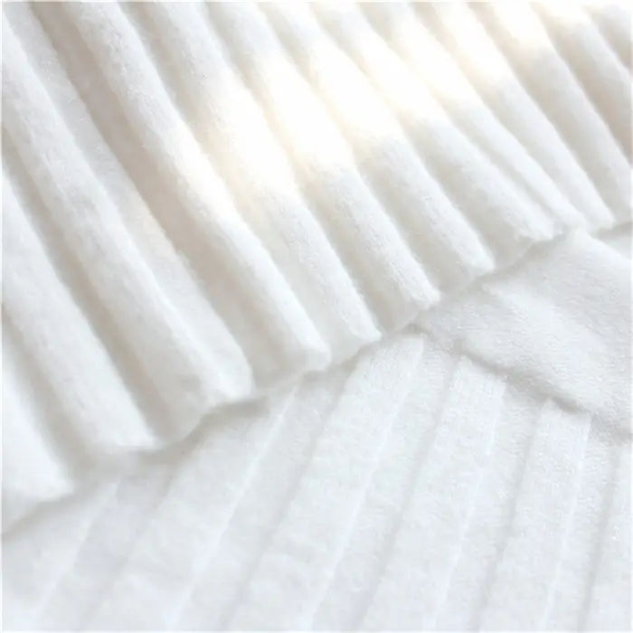 Women's White Pullover Turtleneck Sweater Set — feature 13