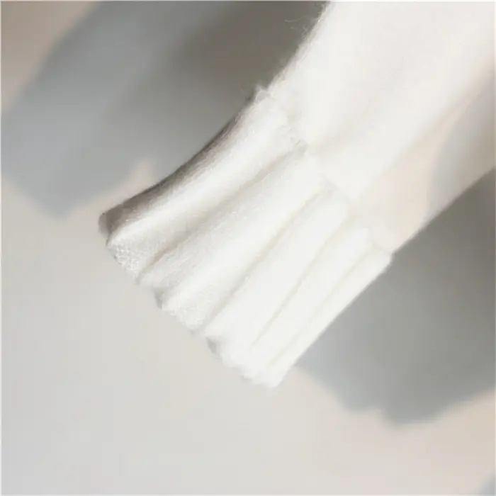 Women's White Pullover Turtleneck Sweater Set — feature 7