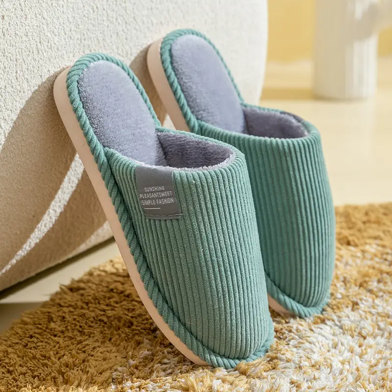 Thick-Soled Cotton Slippers, Non-Slip Winter Shoes, Indoor Slippers, Winter Warm Cotton Shoes, Plush Cotton Slippers, Home Slippers Wholesale - Image 15