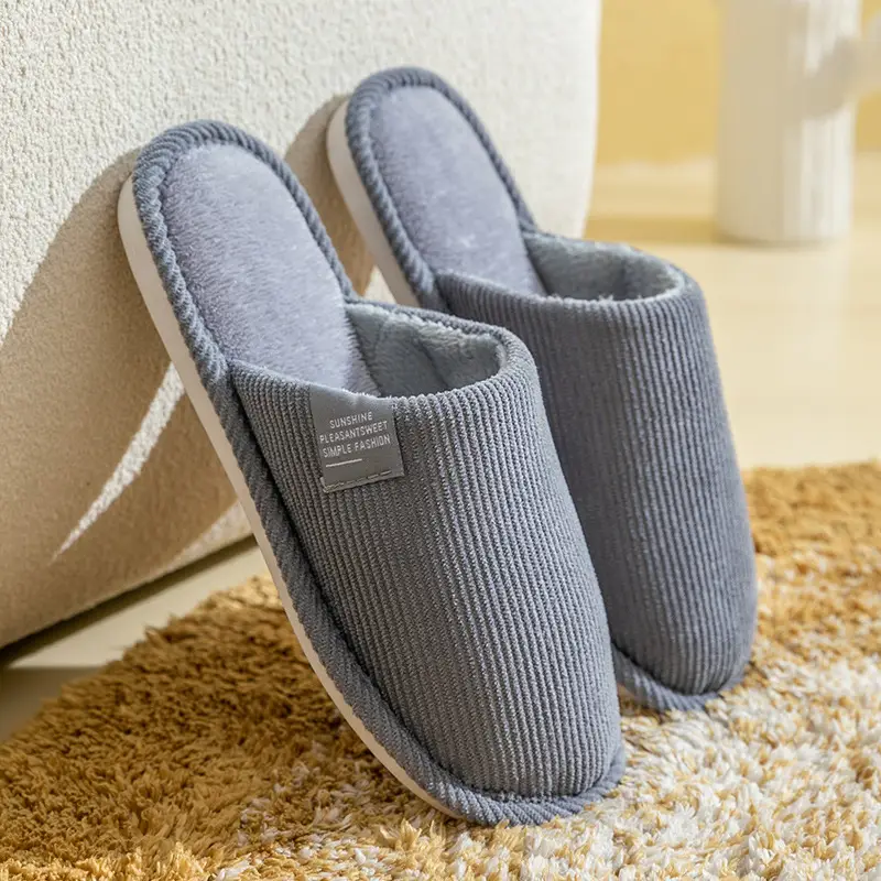 Thick-Soled Cotton Slippers, Non-Slip Winter Shoes, Indoor Slippers, Winter Warm Cotton Shoes, Plush Cotton Slippers, Home Slippers Wholesale - Image 18
