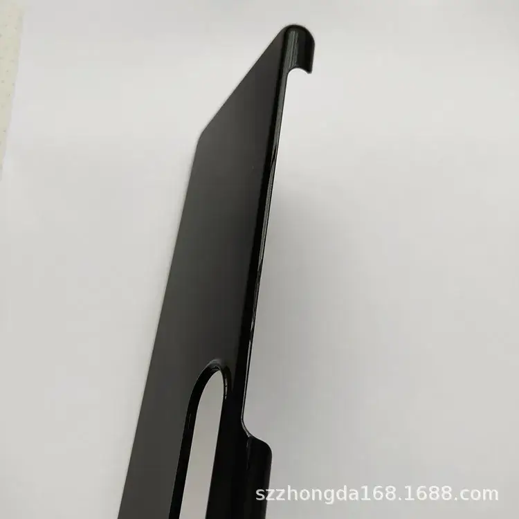 Black PC Mobile Phone Case with Lanyard Hole