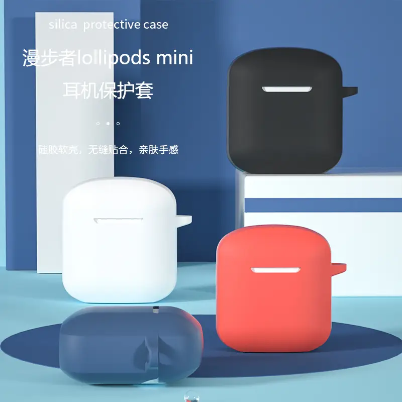 Mini Wireless Bluetooth Lollipod Protective Cover Black