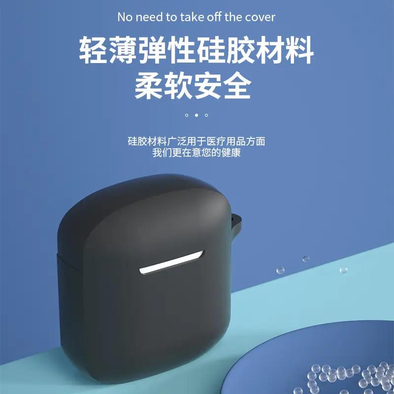 Mini Wireless Bluetooth Lollipod Protective Cover Black
