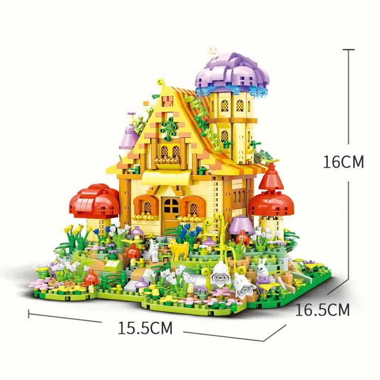Sakura Station Mini Building Blocks 14+ 625 PCS - Image 6
